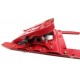 Reality Oscillating Fifth Wheel w/Slide Bracket for Tamiya 1/14 Truck Red